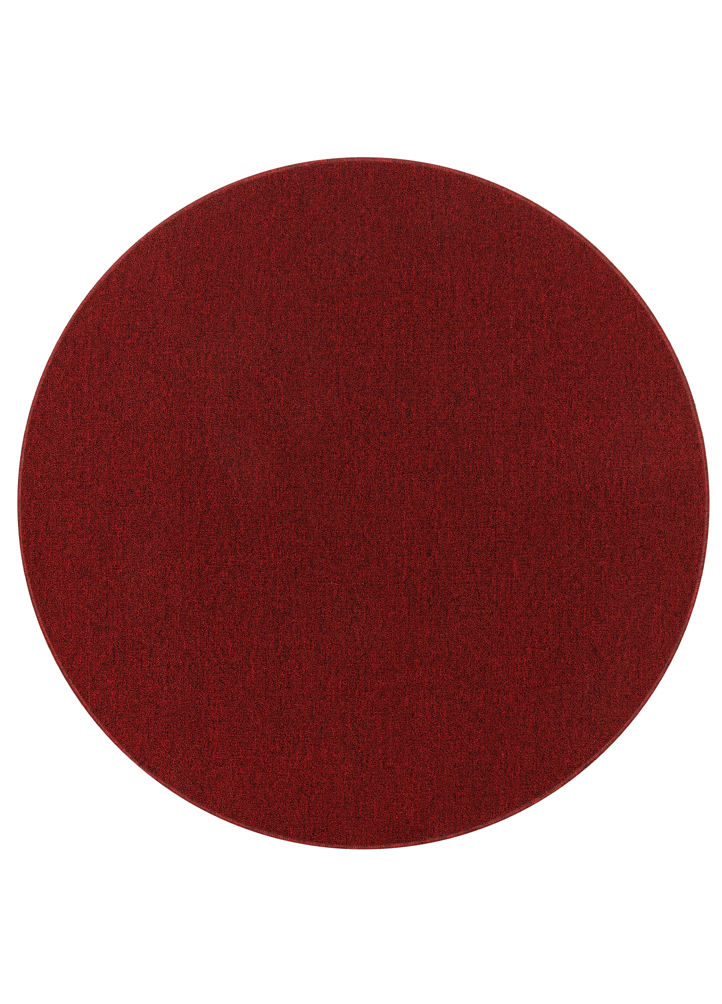 Teppich Nizza Rund Rot Modern Antirutsch