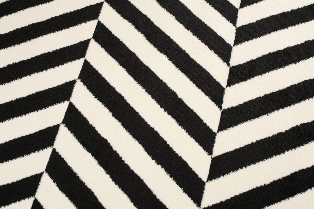Teppich Dream Modern Kurzflor Schwarz Weiß Geometrisch Streifen