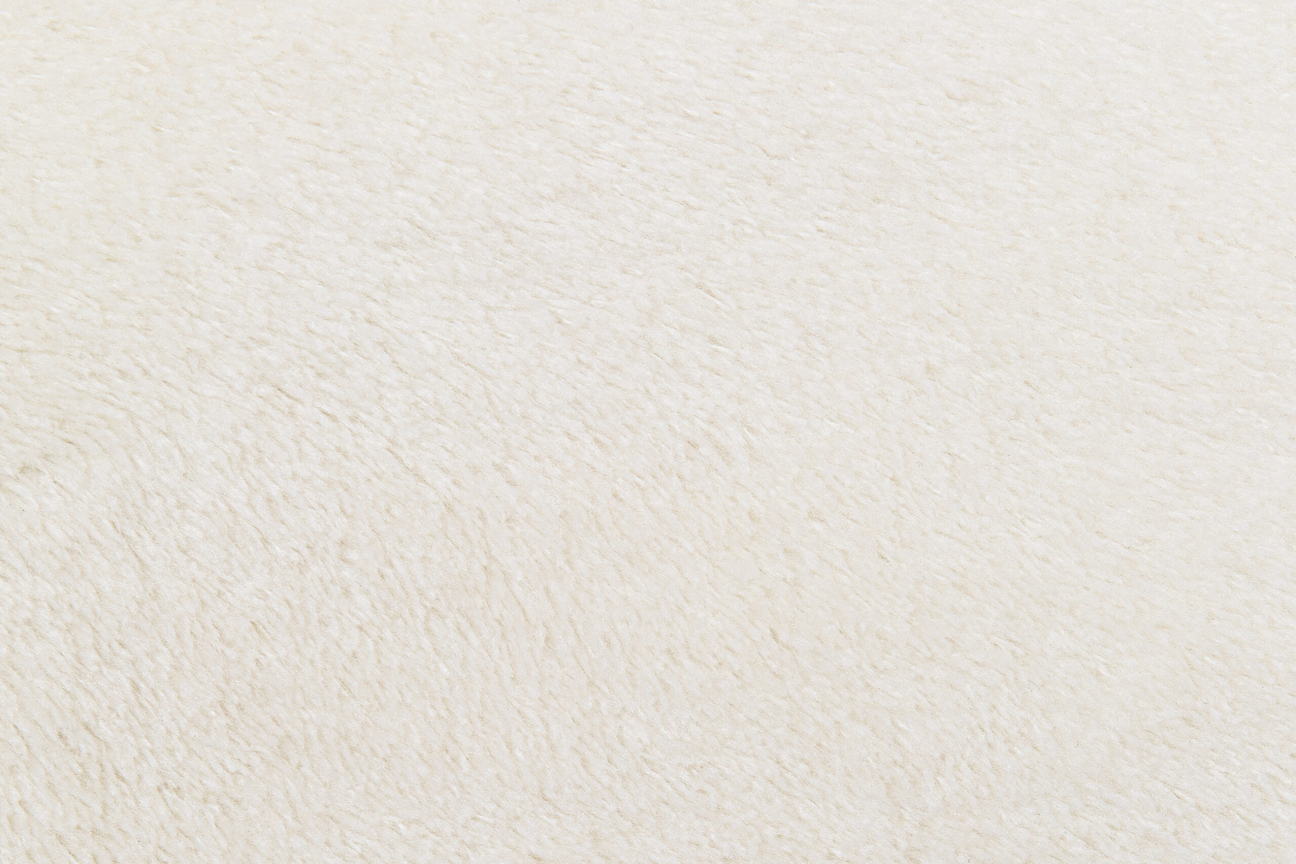 Teppich Cuddle Rund Anti-Rutsch Creme Shaggy