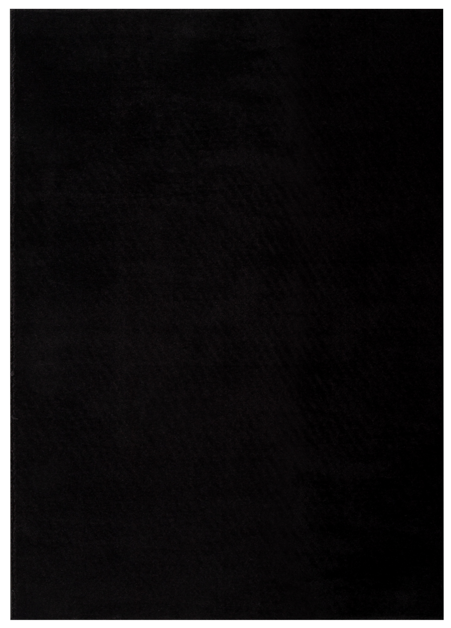 Teppich Cuddle Anti-Rutsch Schwarz Shaggy