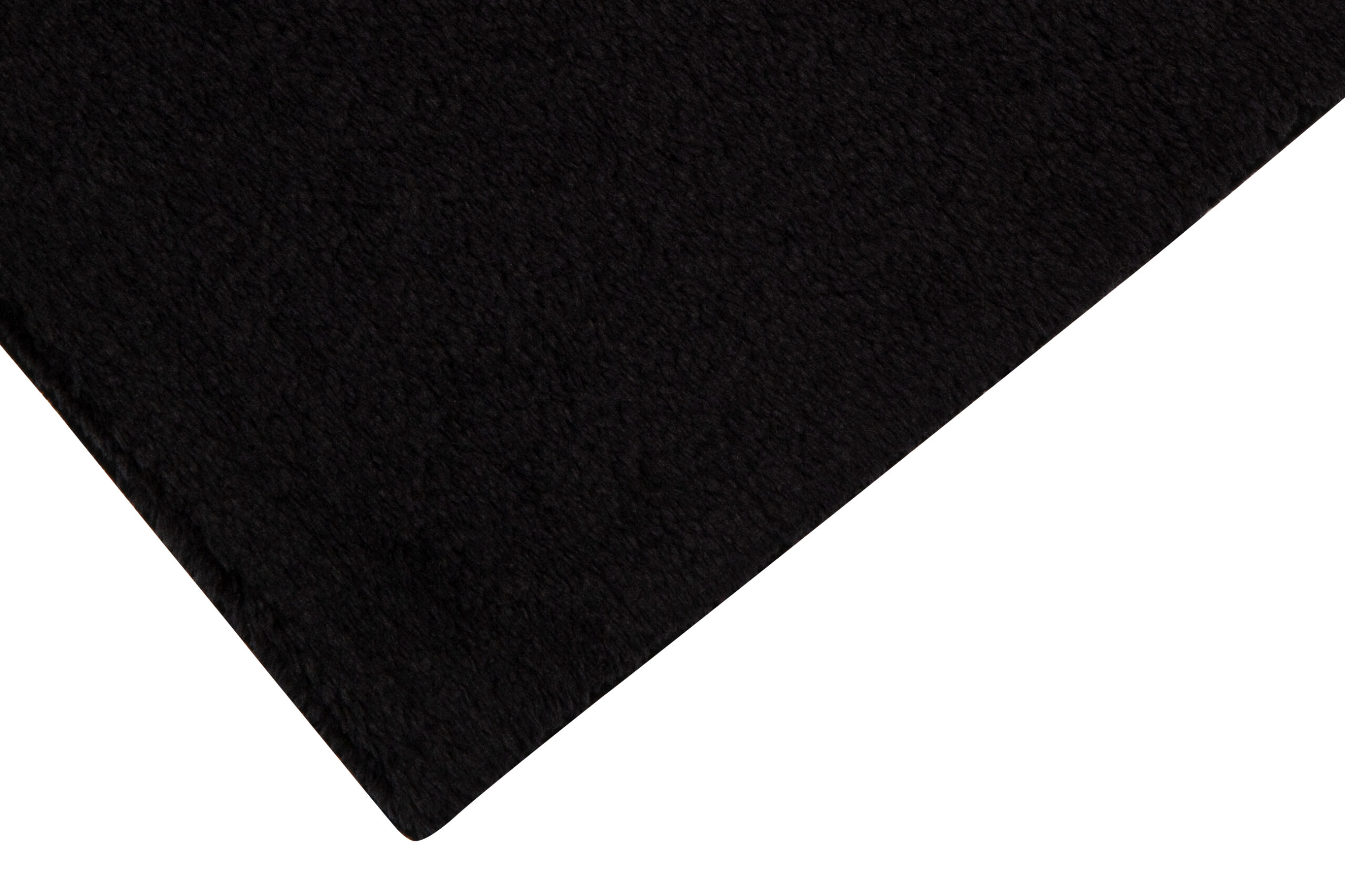 Teppich Cuddle Anti-Rutsch Schwarz Shaggy