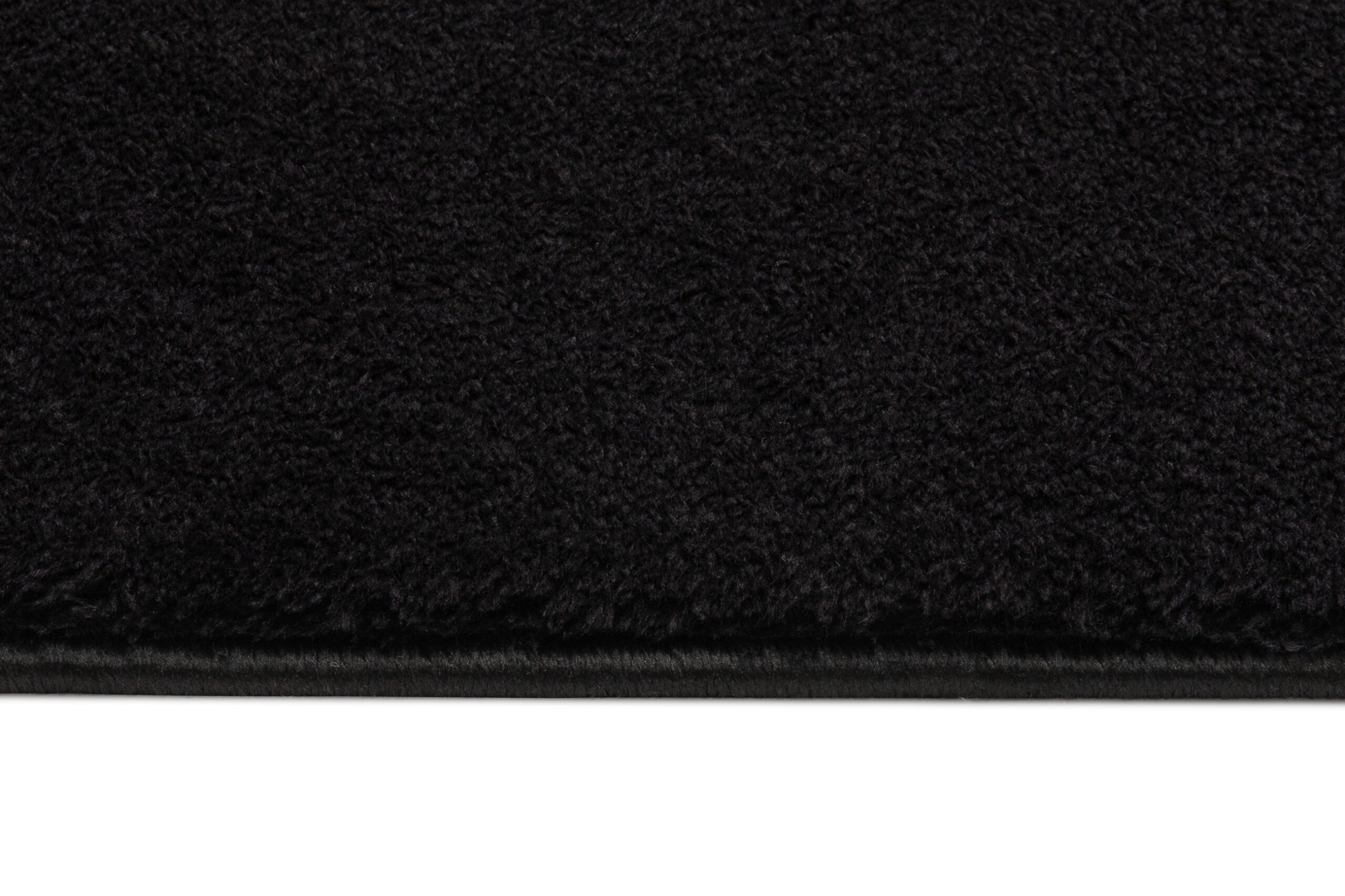 Teppich Cuddle Anti-Rutsch Schwarz Shaggy