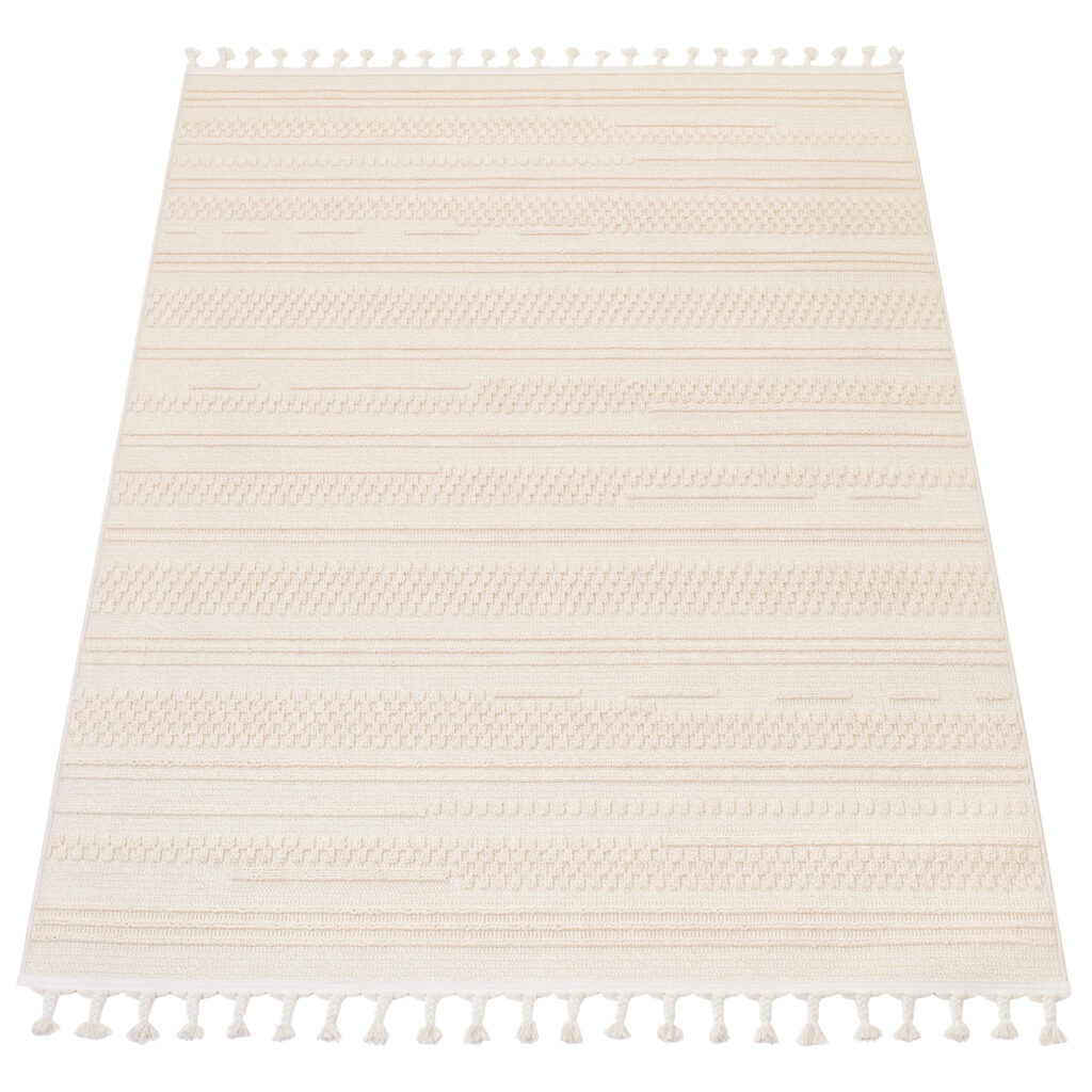 Teppich Outdoor Rio Loop Creme Linien