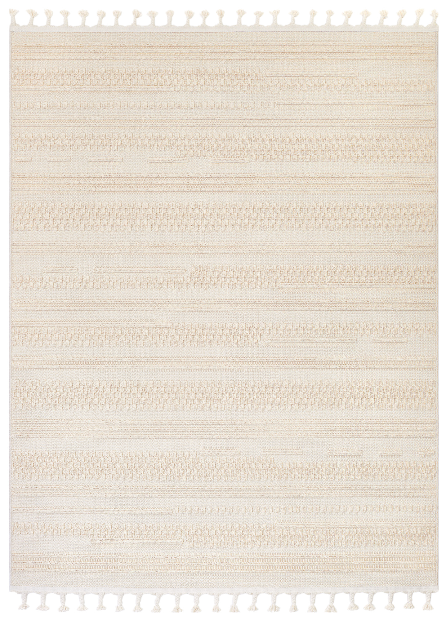 Teppich Outdoor Rio Loop Creme Linien