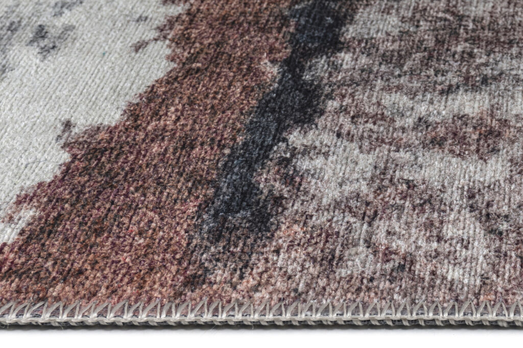 Teppich Ritz Marineblau Grau Abstrakt