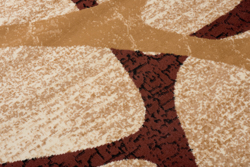 Teppich Dream Kurzflor Modern Braun Beige Streifen Design