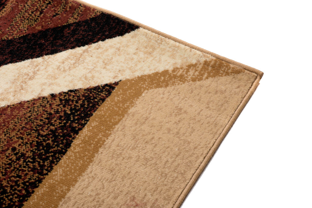DREAM Kurzflor Teppich Modern Braun Creme Beige Figuren Meliert