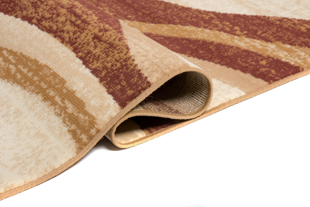 Teppich Dream Modern Kurzflor Braun Beige Wellen Design