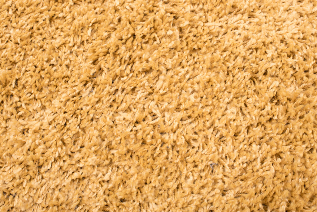 Teppichläufer Essence Shaggy Einfarbig Senfgelb