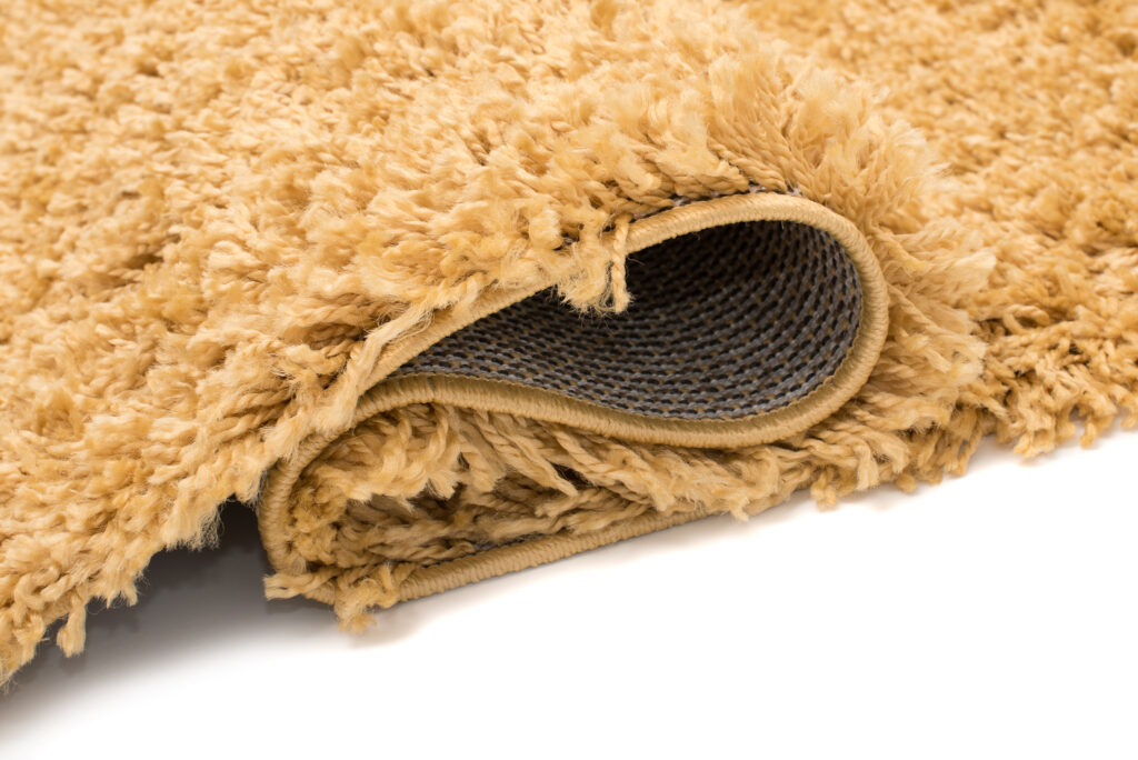 Teppichläufer Essence Shaggy Einfarbig Senfgelb