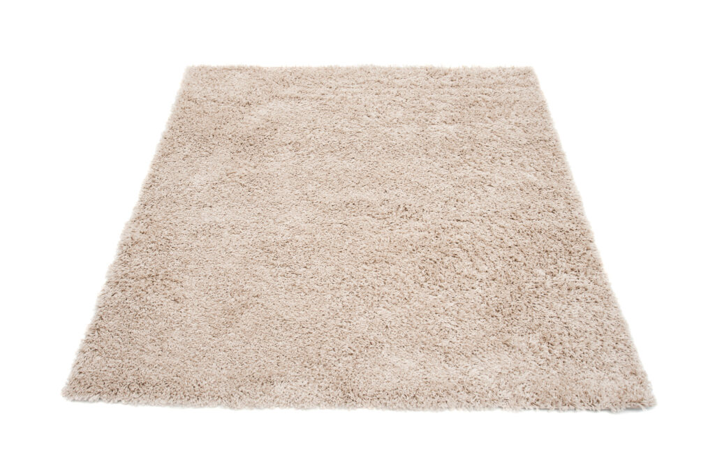 Teppich Essence Quadratisch Shaggy Dunkelbeige