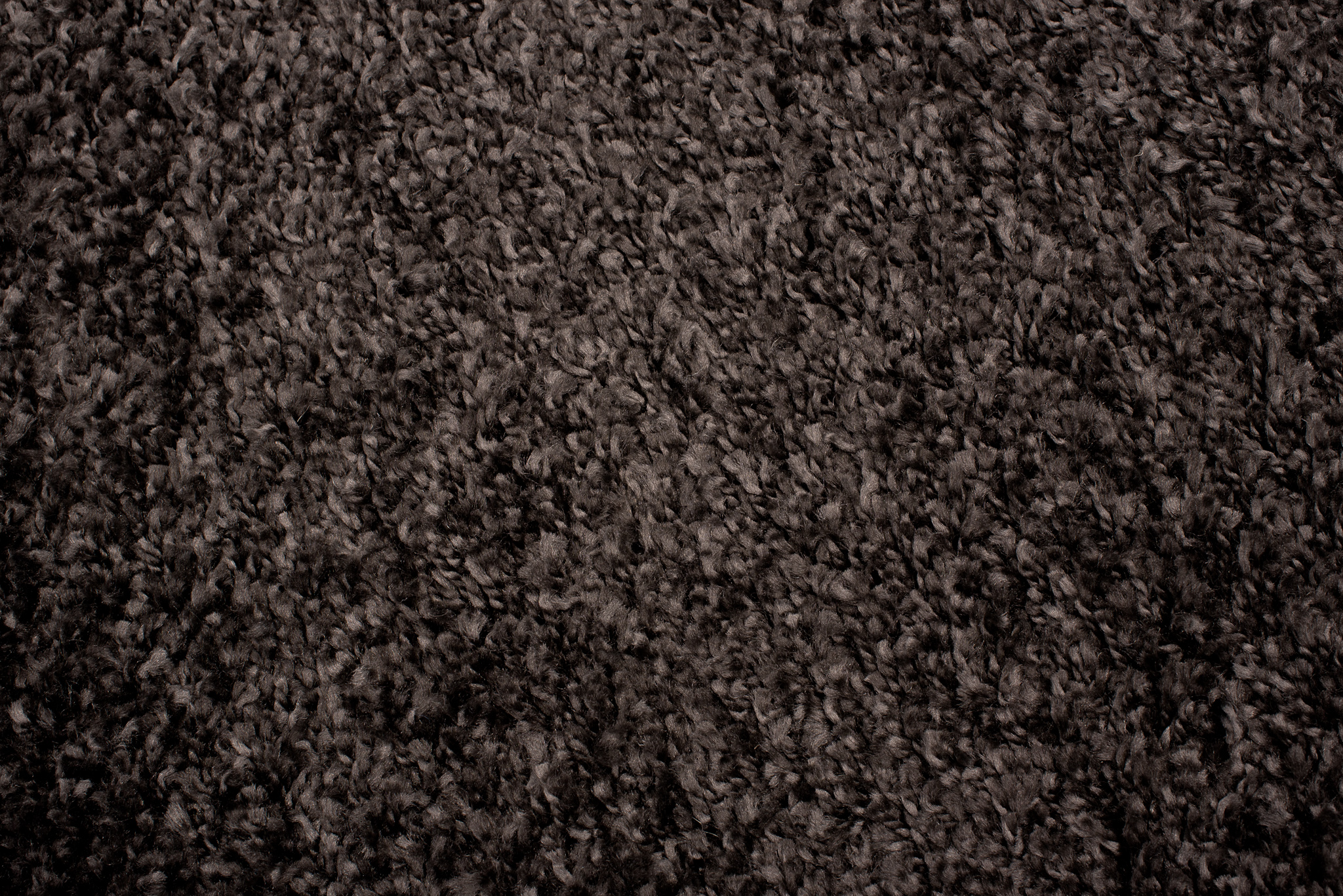 Teppich Essence Quadratisch Shaggy Anthrazit