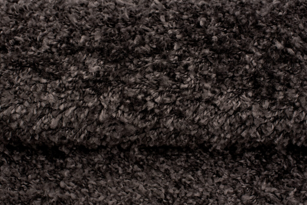 Teppich Essence Quadratisch Shaggy Anthrazit