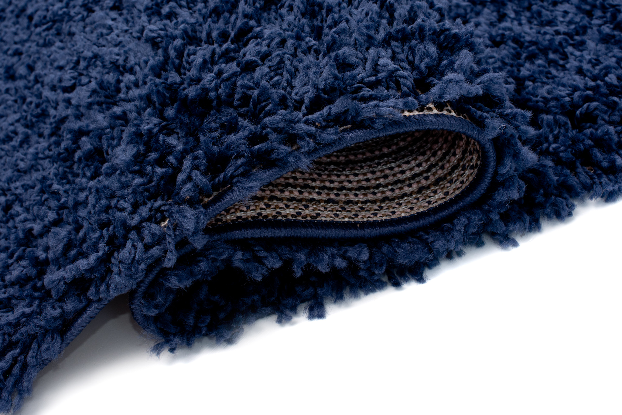 Teppichläufer Essence Shaggy Einfarbig Marineblau
