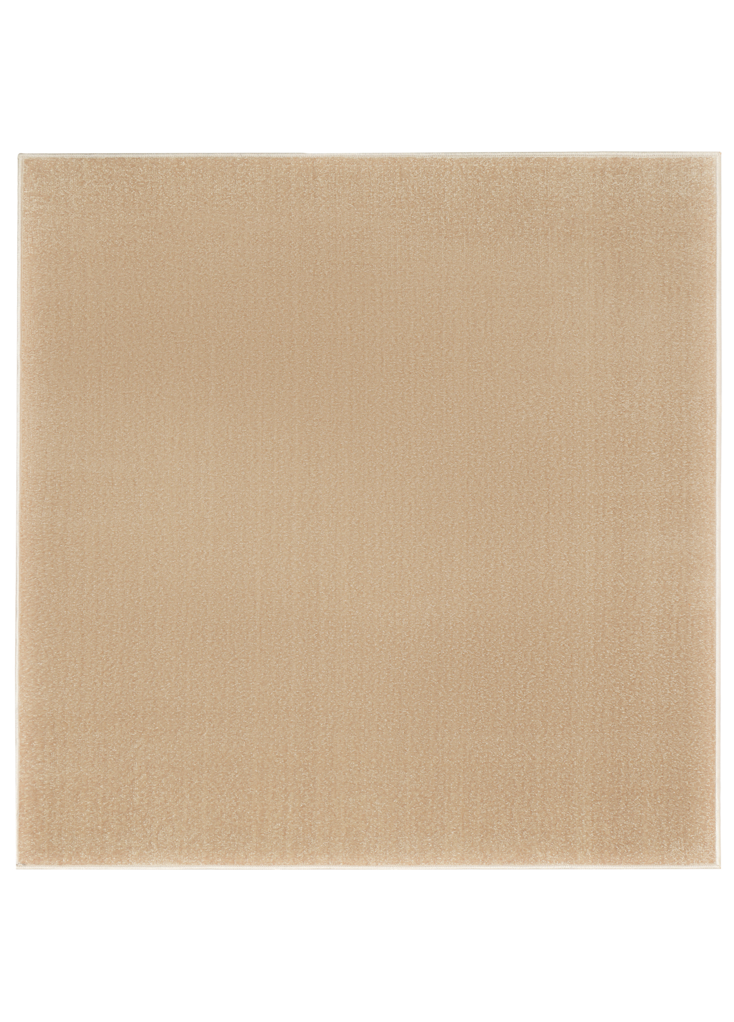 Teppich Mono Quadrat Indoor Outdoor Beige