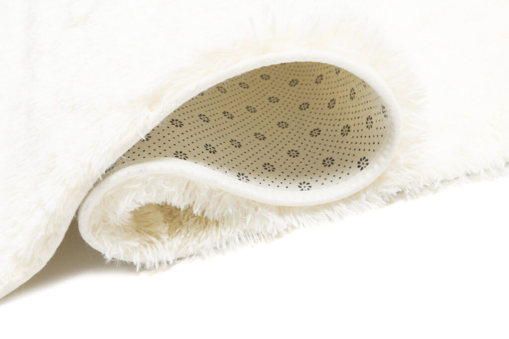 Teppich Silk Sahne Rutschfest Shaggy