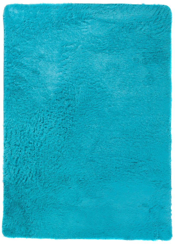 Teppich Silk Türkis Rutschfest Shaggy