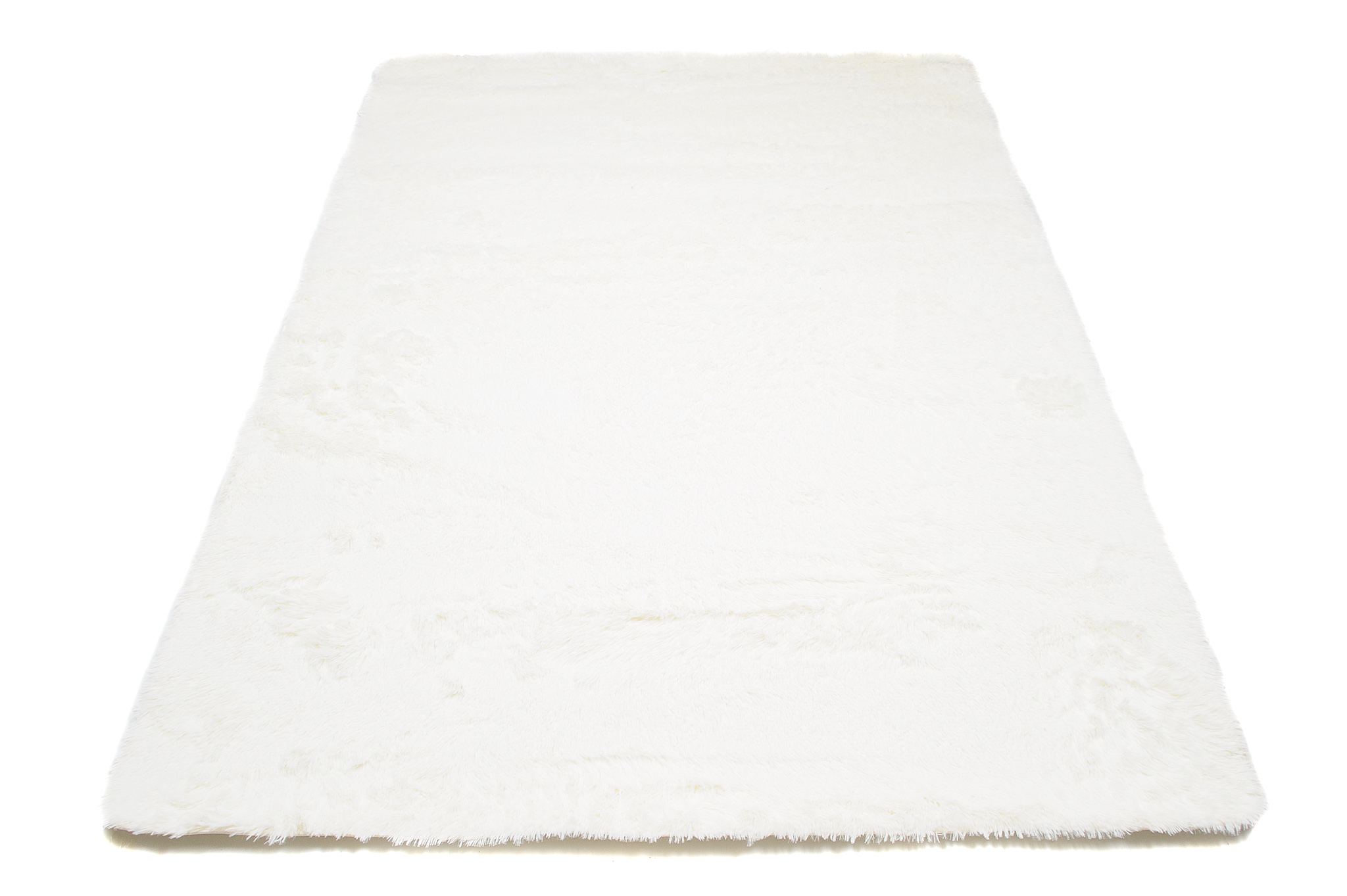 Teppich Silk Sahne Rutschfest Shaggy