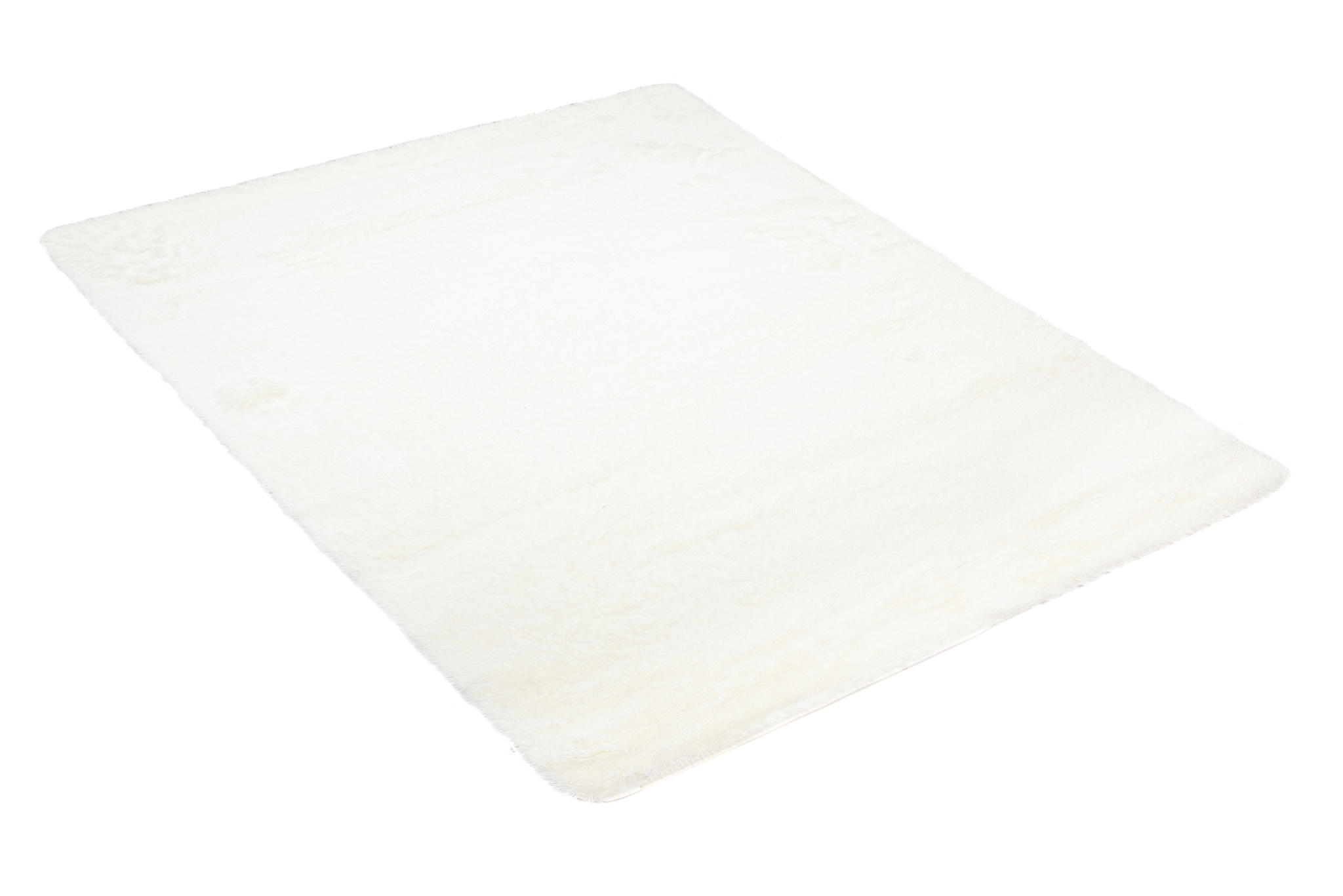 Teppich Silk Sahne Rutschfest Shaggy