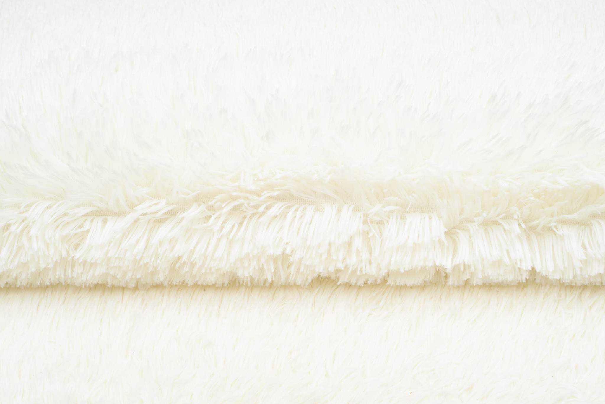 Teppich Silk Sahne Rutschfest Shaggy