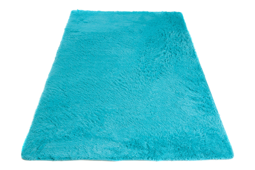 Teppich Silk Türkis Rutschfest Shaggy