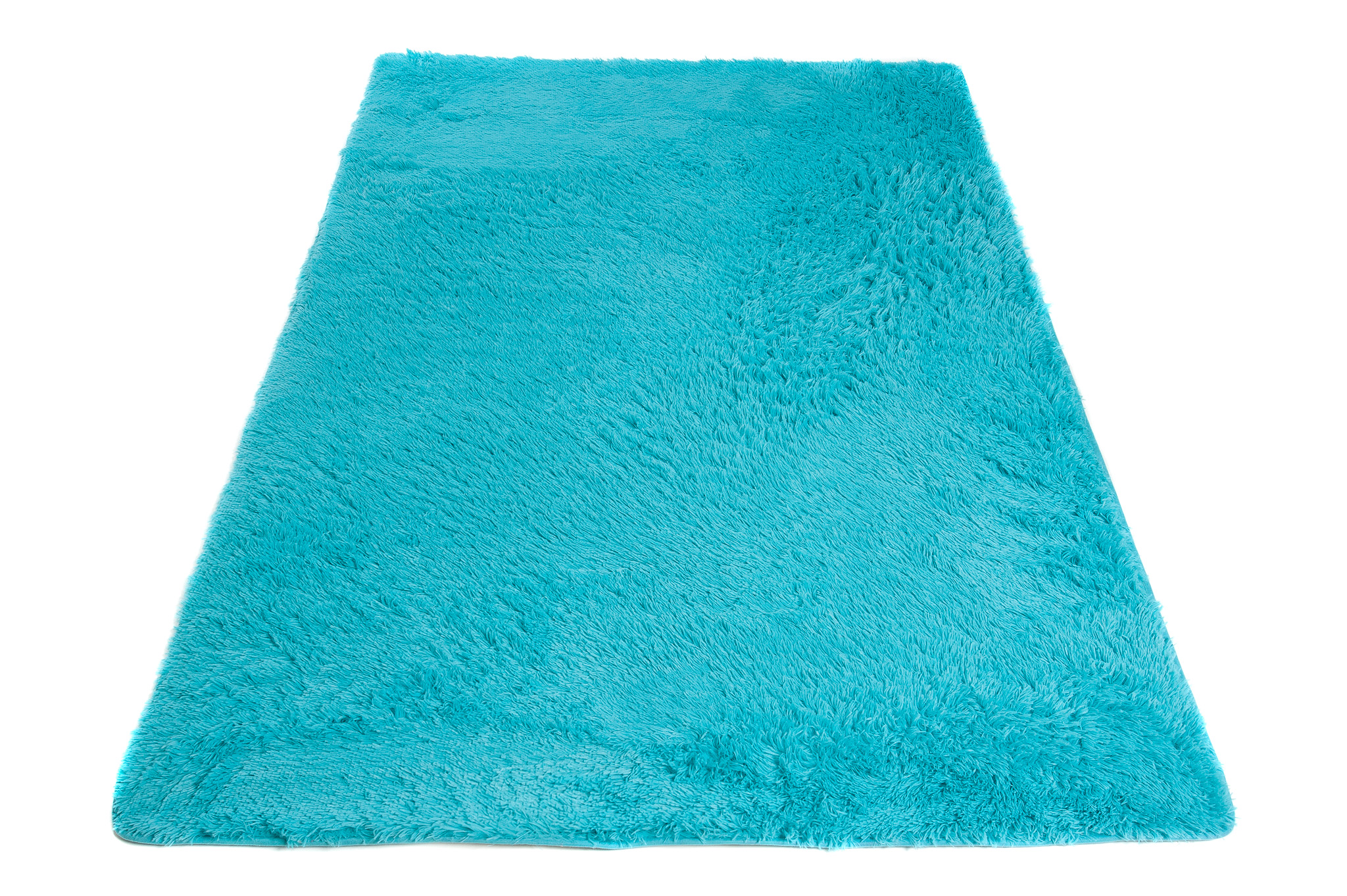 Teppich Silk Türkis Rutschfest Shaggy