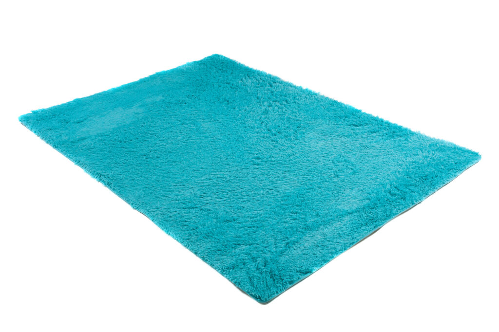 Teppich Silk Türkis Rutschfest Shaggy