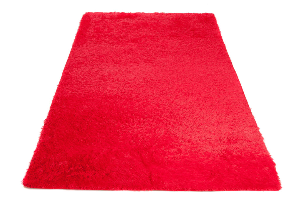 Teppich Silk Rot Rutschfest Shaggy