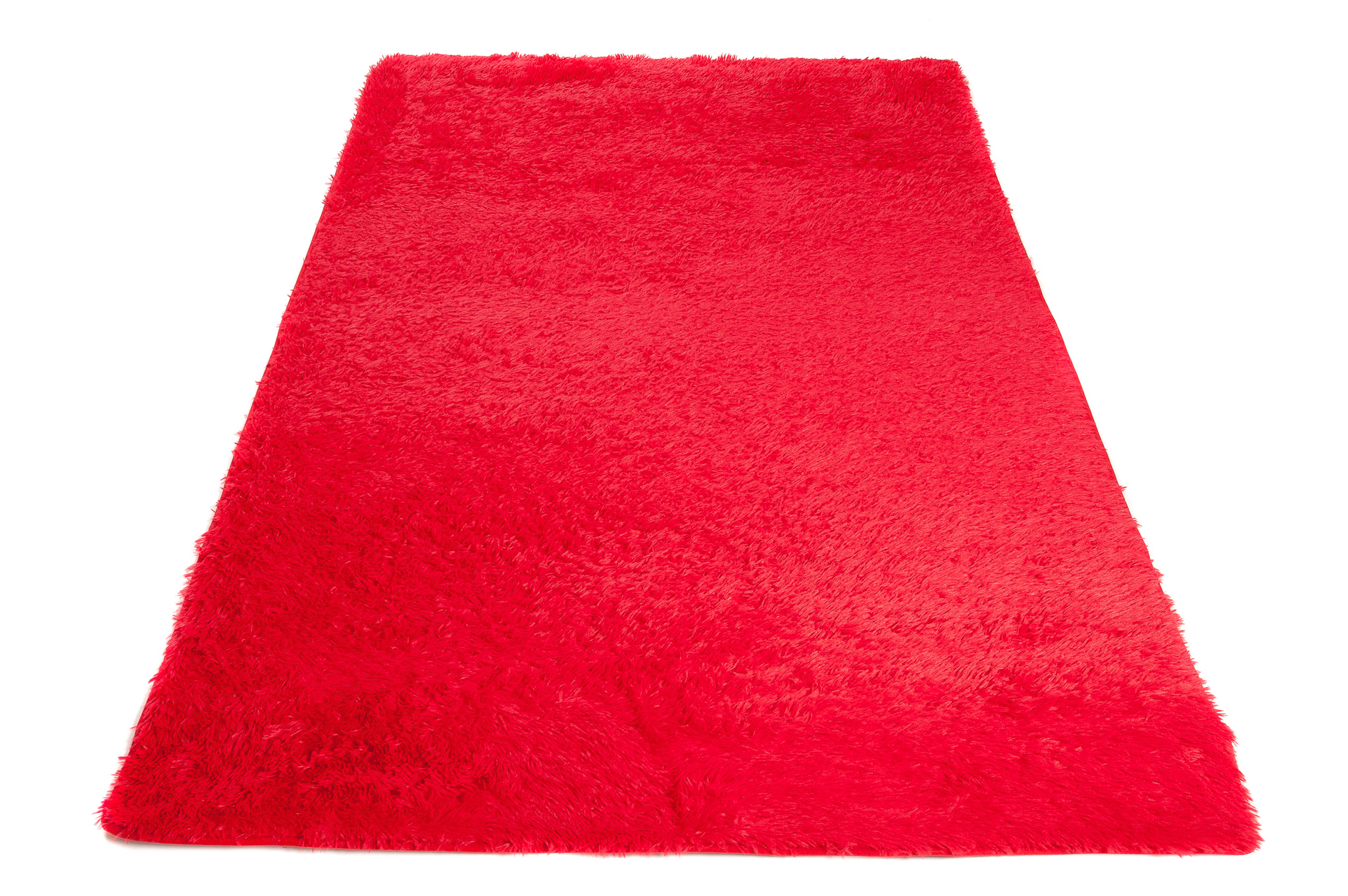 Teppich Silk Rot Rutschfest Shaggy