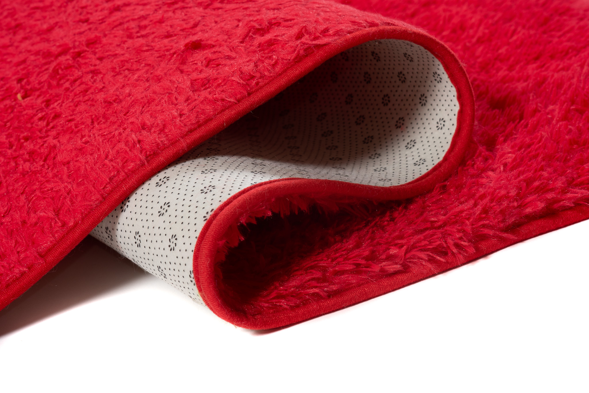 Teppich Silk Rot Rutschfest Shaggy