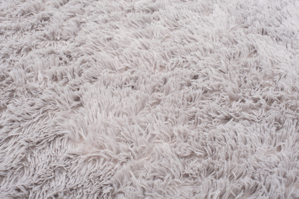 Teppich Silk Hell Grau Rutschfest Shaggy