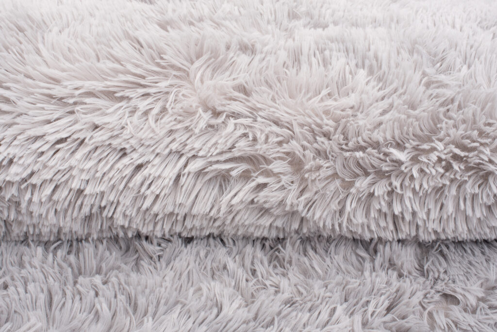 Teppich Silk Hell Grau Rutschfest Shaggy