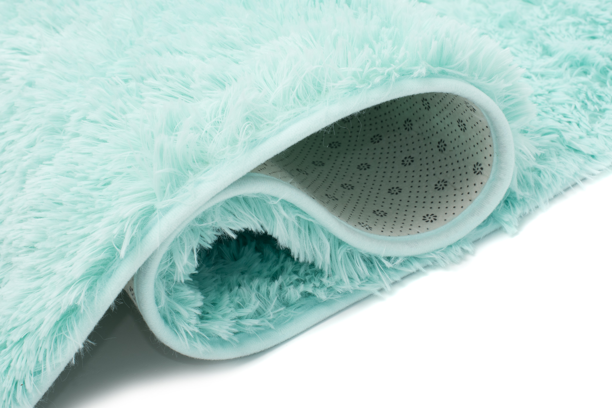 Teppich Silk Mint Rutschfest Shaggy