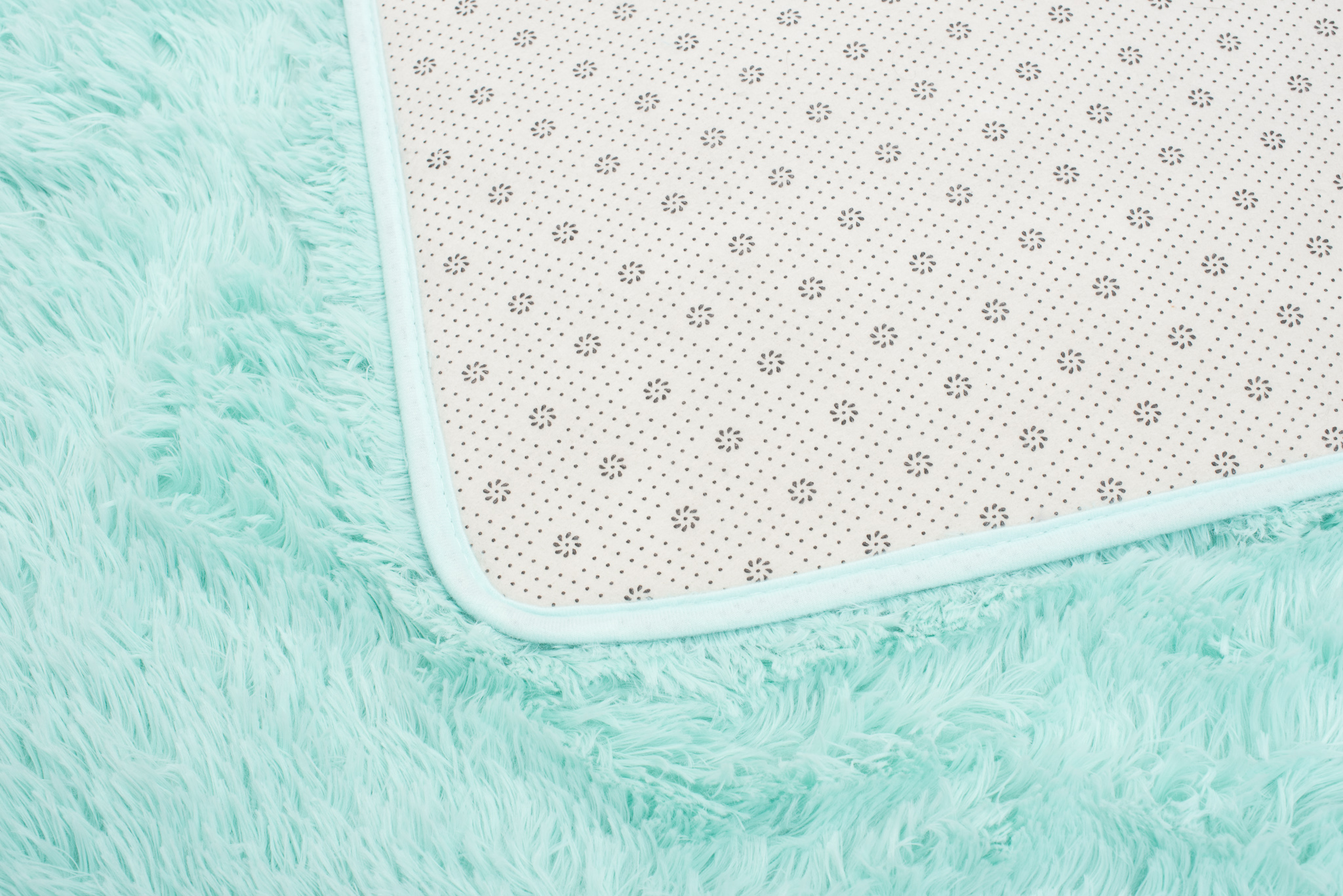 Teppich Silk Mint Rutschfest Shaggy