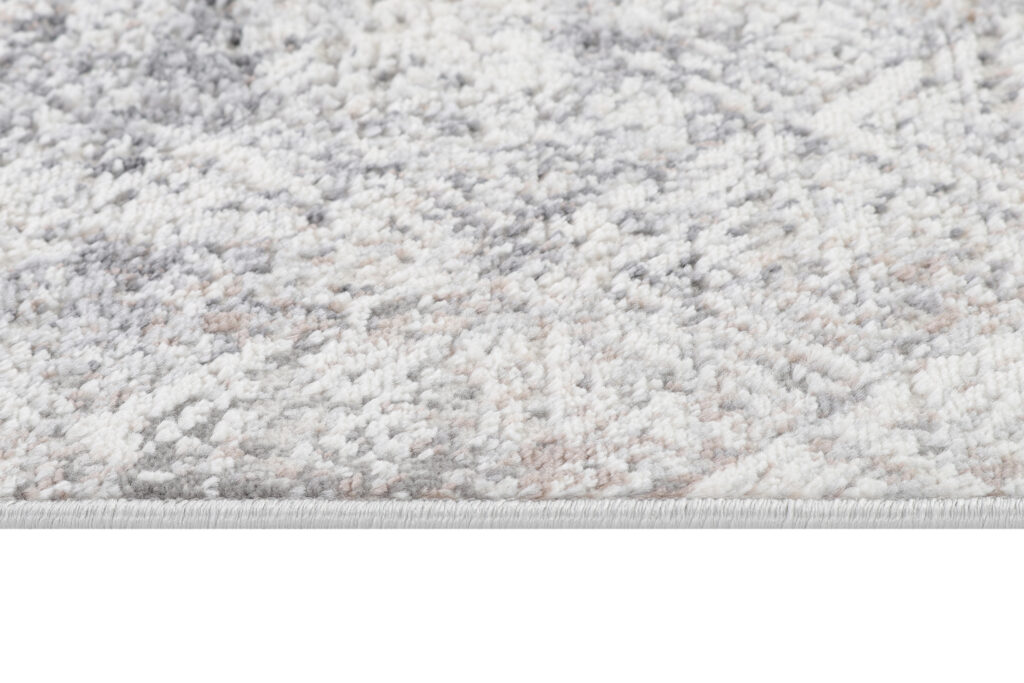 Teppichläufer Valley Grau Beige Geometrisch Quadrat