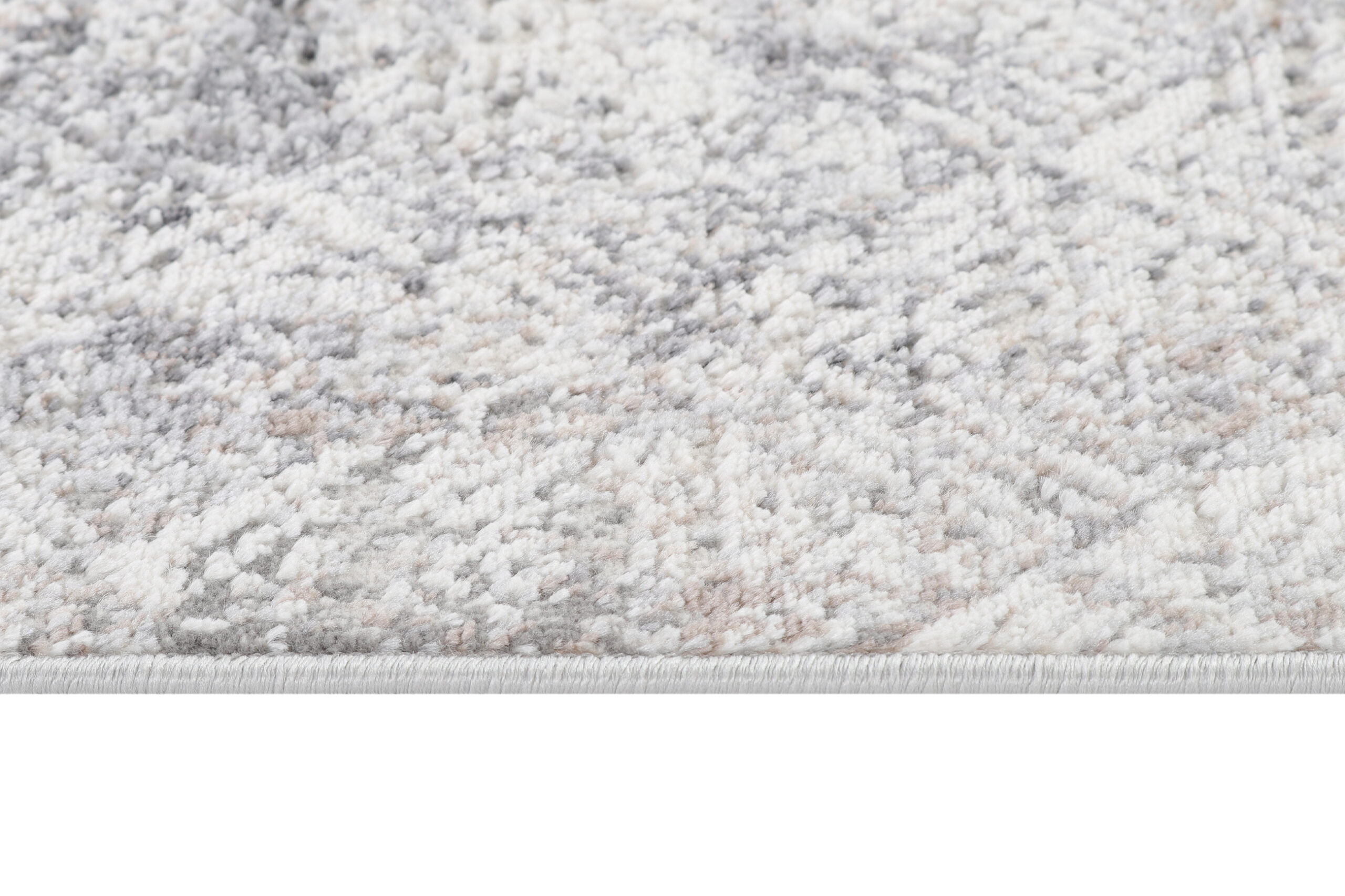 Teppichläufer Valley Grau Beige Geometrisch Quadrat