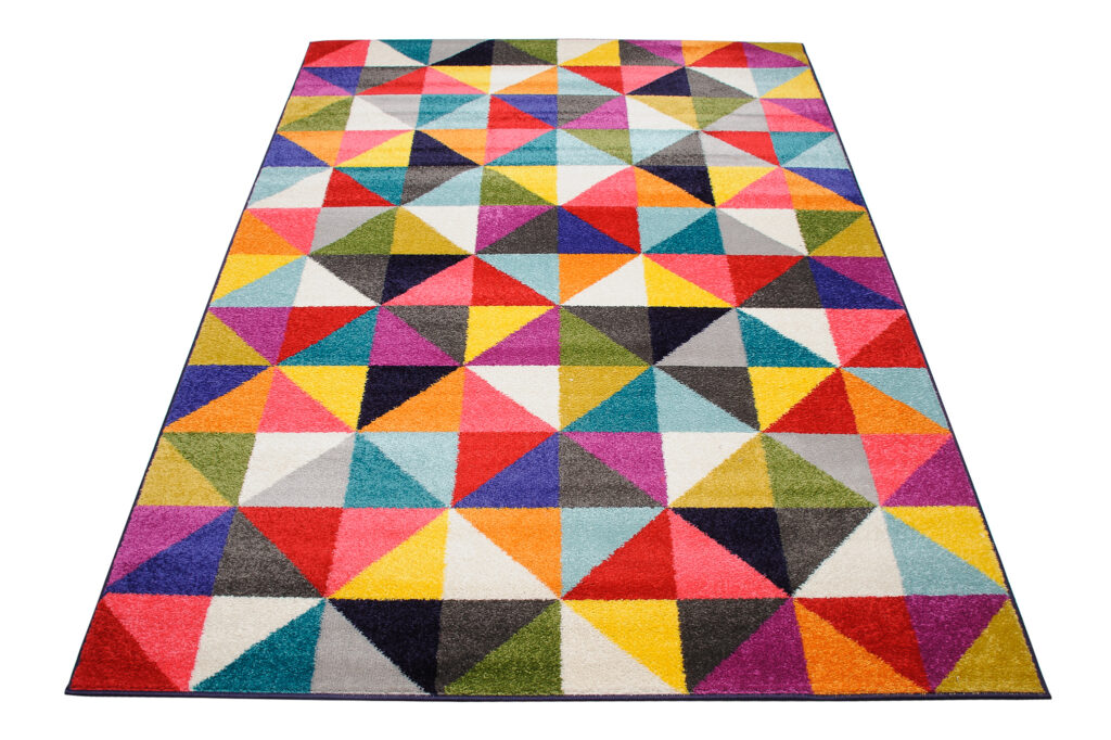 Teppich Salsa Mehrfarbig Dreiecke
