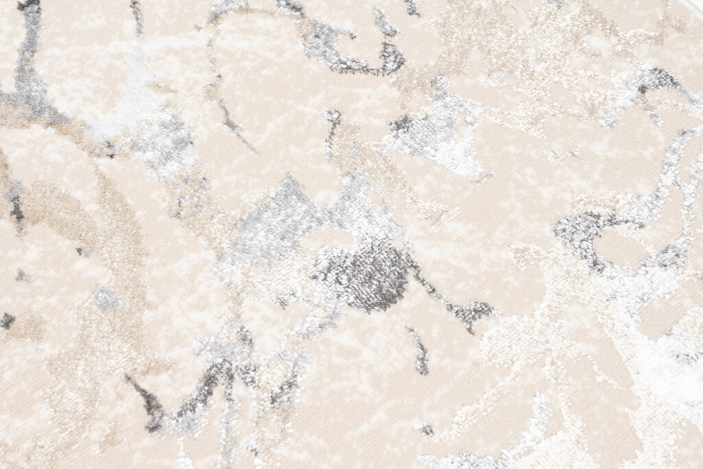 Teppichläufer Crystal Beige Grau Abstrakt Meterware