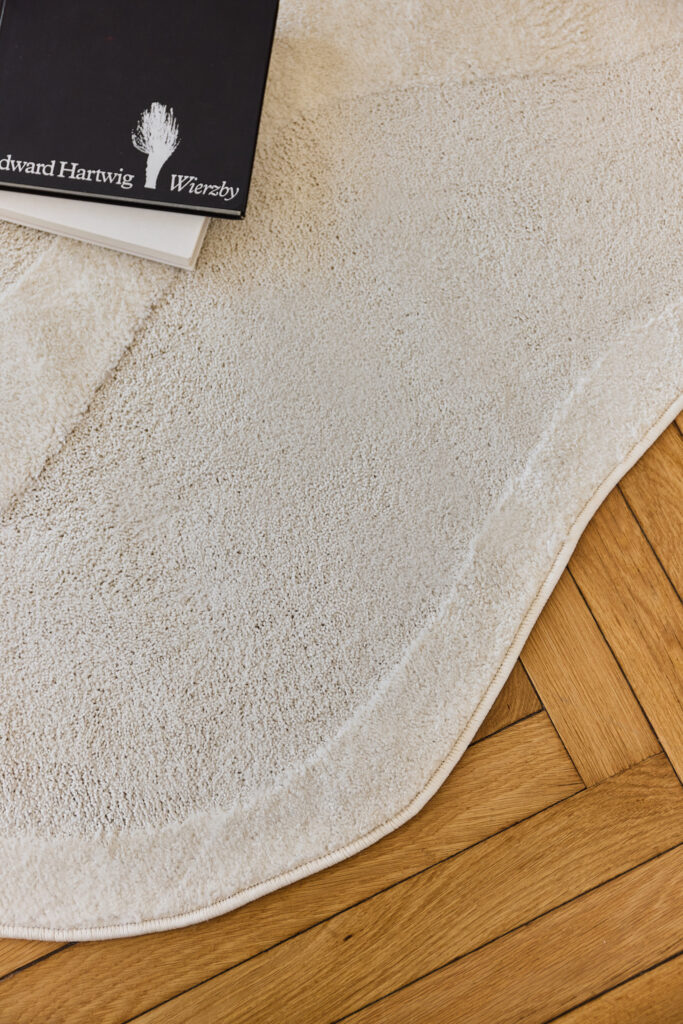 Teppich Terra Creme Unregelmäßige Form