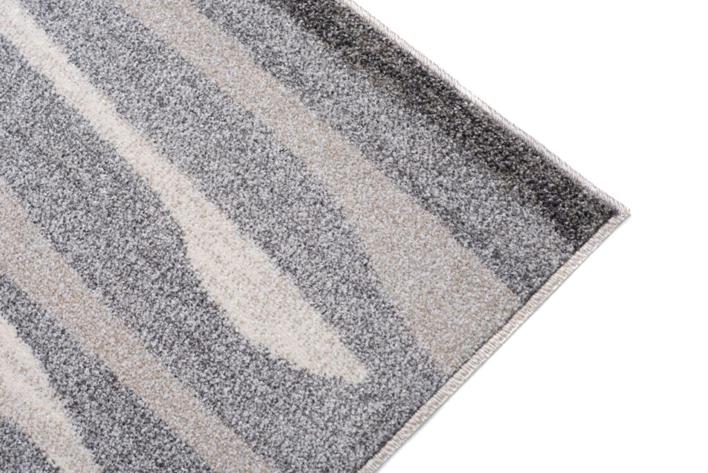 Teppich Sari Grau Beige Wellen