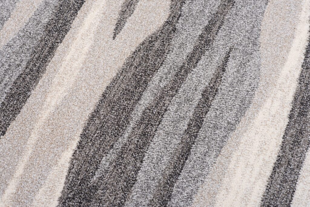 Teppich Sari Grau Beige Wellen