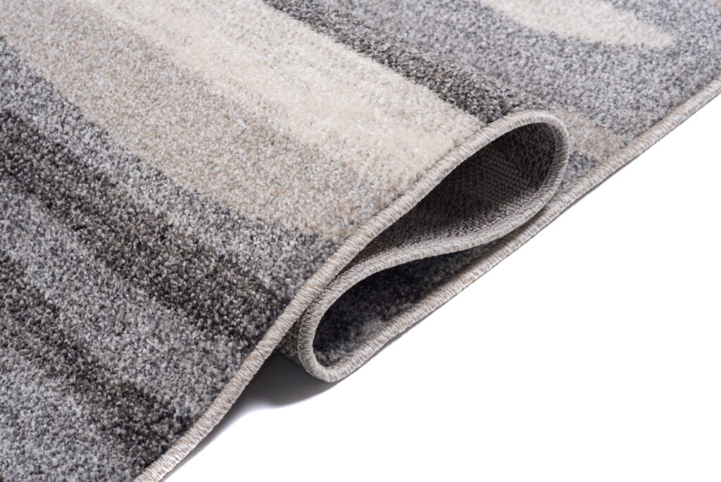 Teppich Sari Grau Beige Wellen