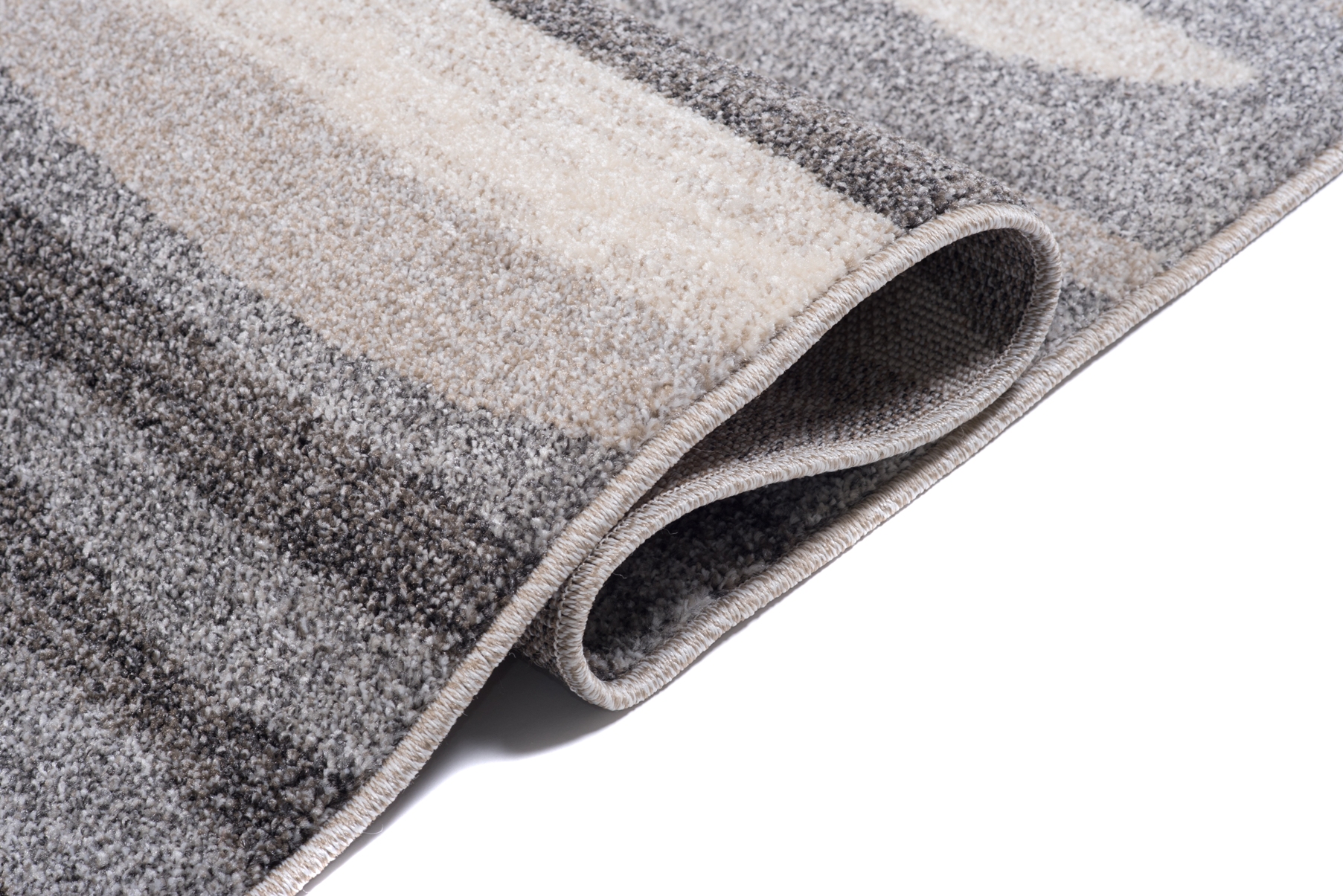 Teppich Sari Grau Beige Wellen