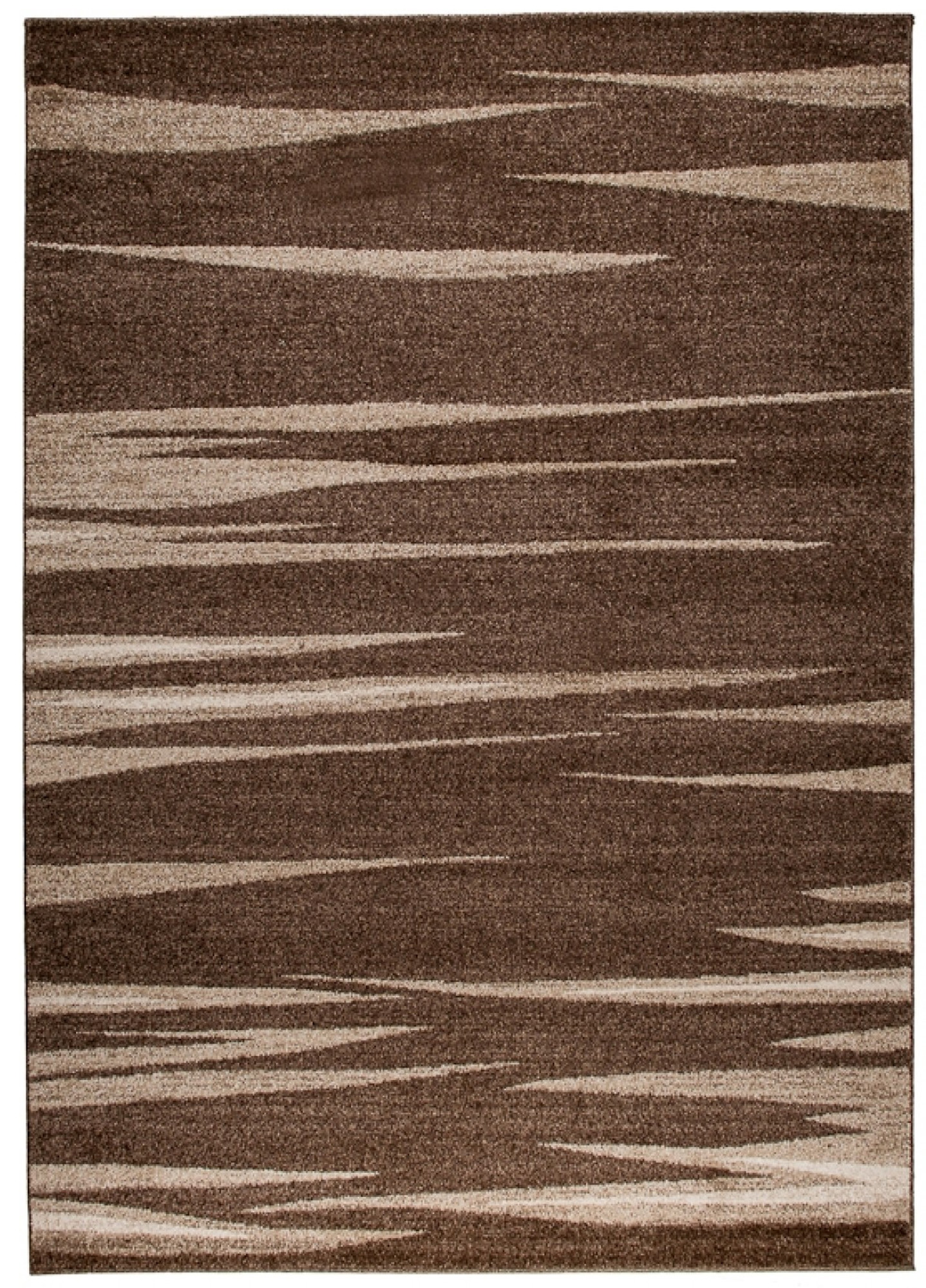 Teppich Sari Braun Beige Gestreift