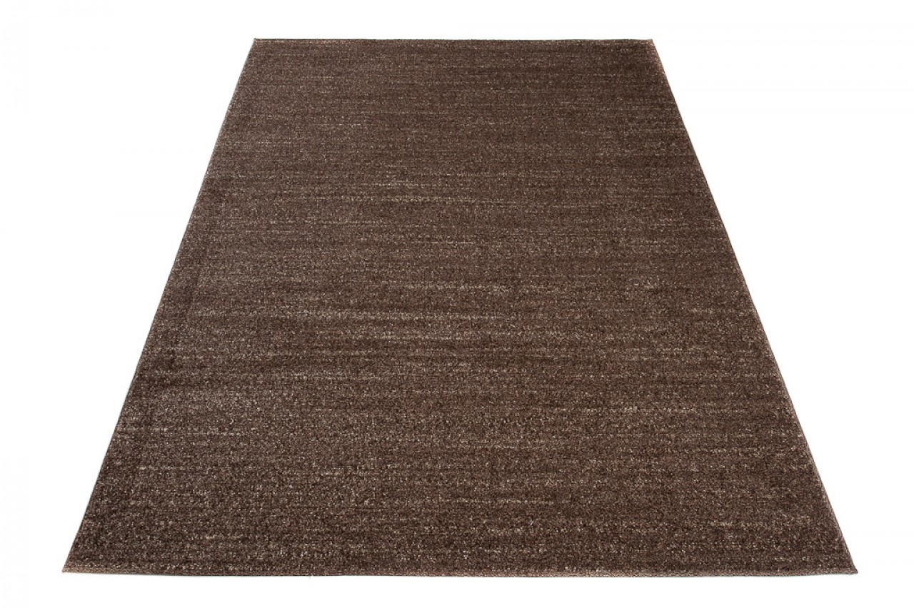 Teppich Sari Dunkel Braun Meliert
