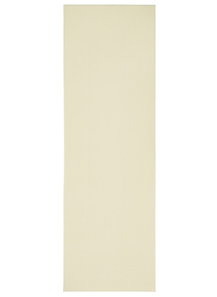 Teppichläufer Mono Indoor Outdoor Creme