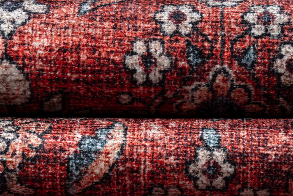 Teppich Dubai Rot Ornamente Rutschfest