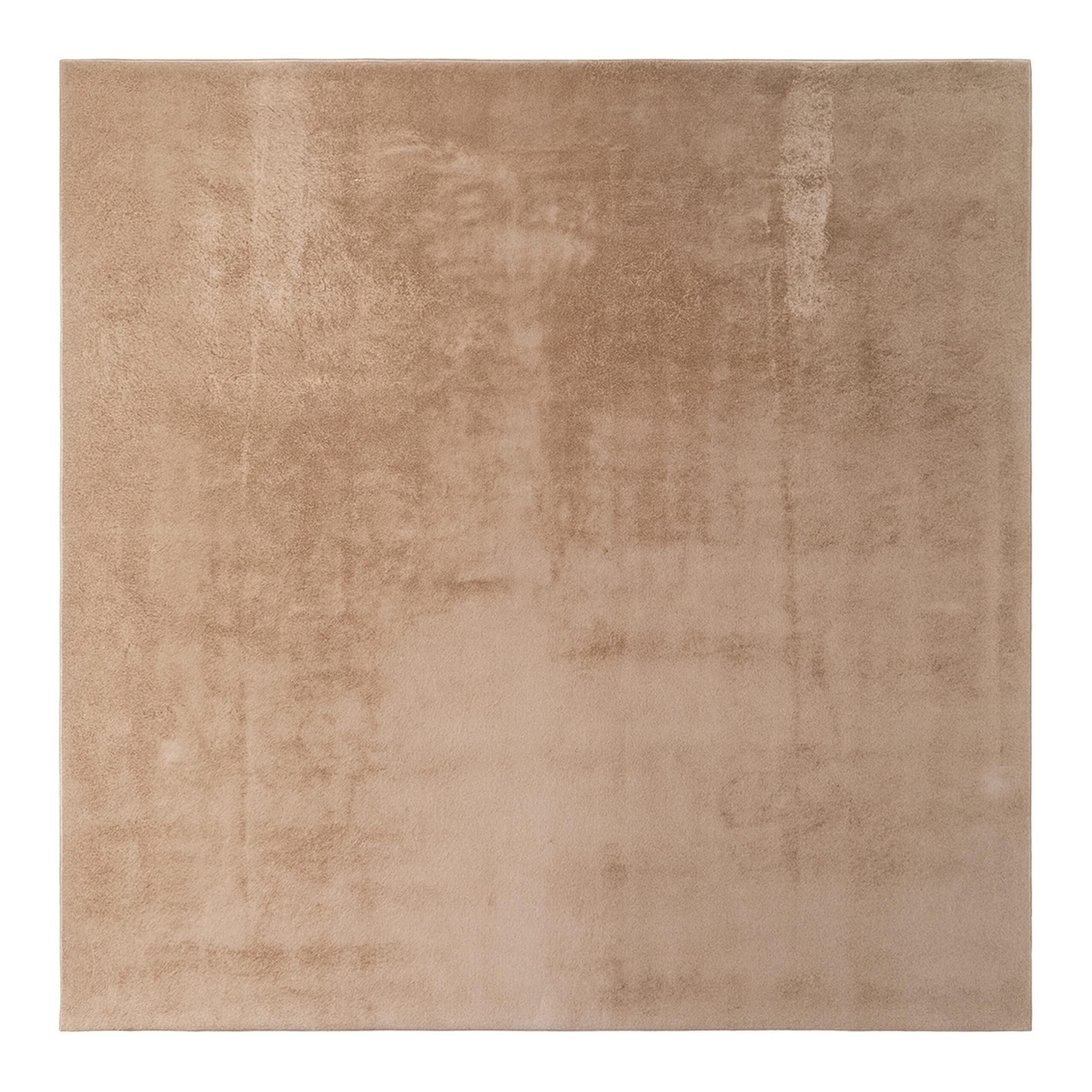 Teppich Lumi Quadratisch Beige Rutschfest