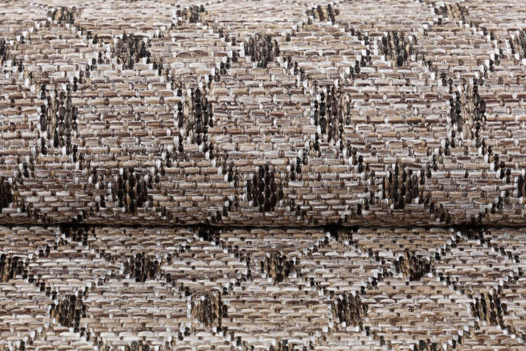 Teppich Outdoor Melissa Braun Rauten