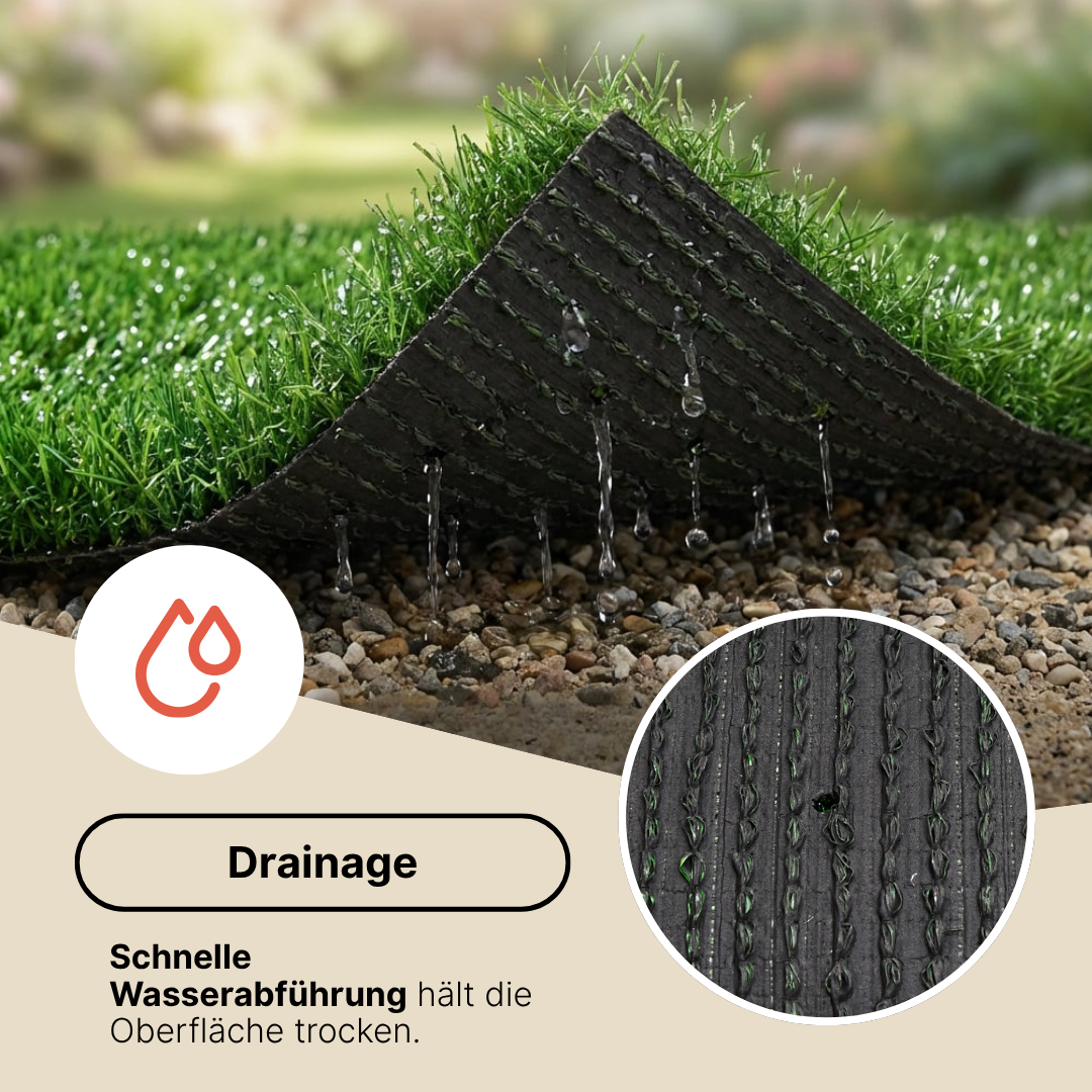 Kunstrasen Verde 40 mm